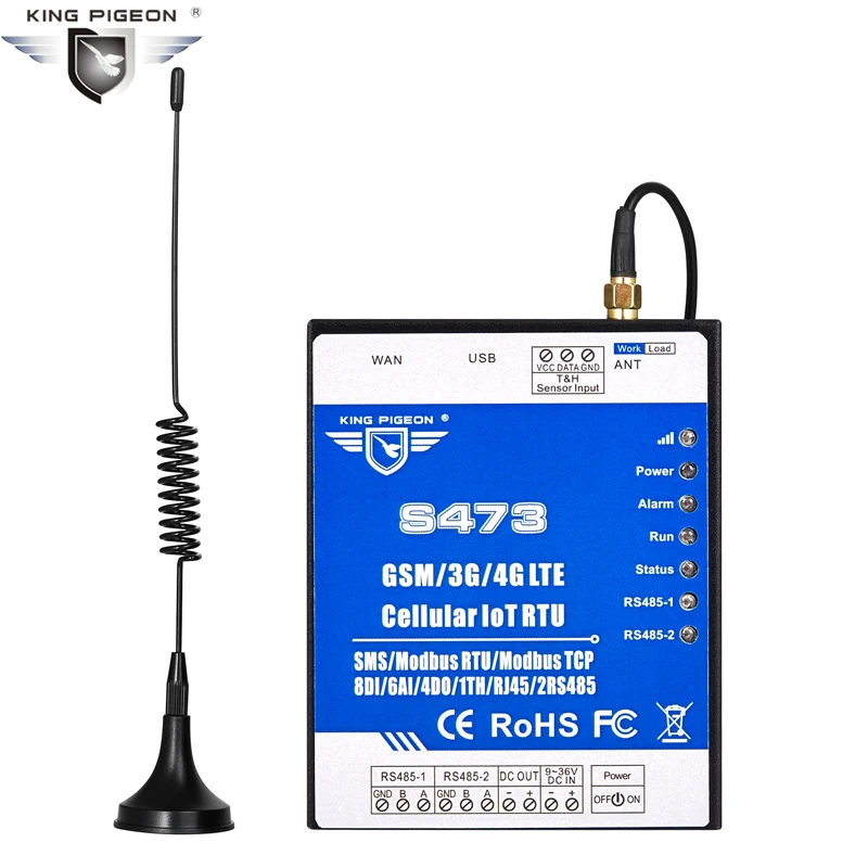 IOT SMS шлюз Modbus TCP к RTU RS485 RJ45 последовательный сервер поддержка сбора данных в