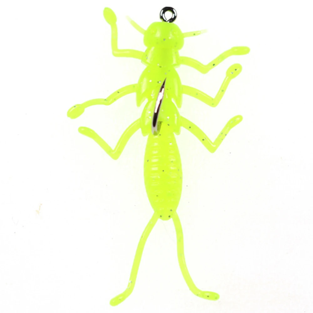 10 шт. искусственное насекомое Форма Открытый мягкий легкий Рыбалка приманки