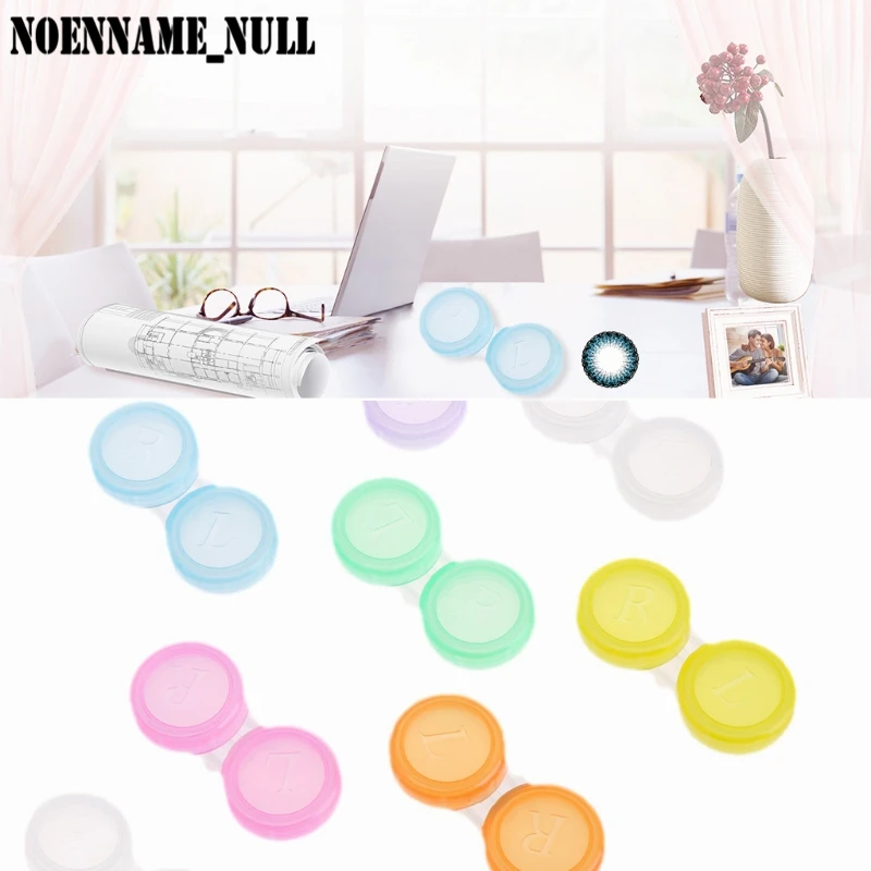 NoEnName_Null 10 шт. контактные линзы L+ R чехол держатель для хранения Контейнер для замачивания аксессуары для путешествий# J