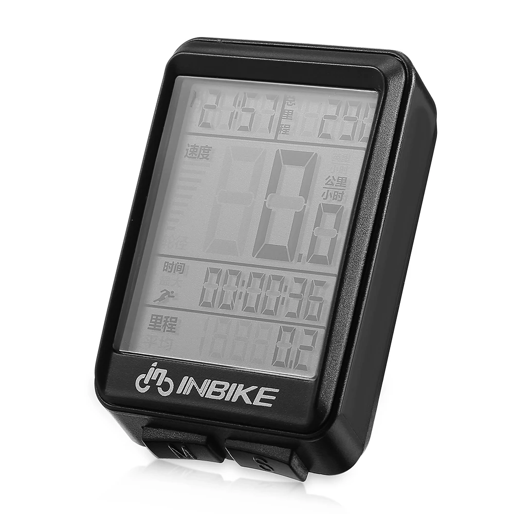 INBIKE непромокаемый Велосипедный компьютер Спидометр измеряемая температура