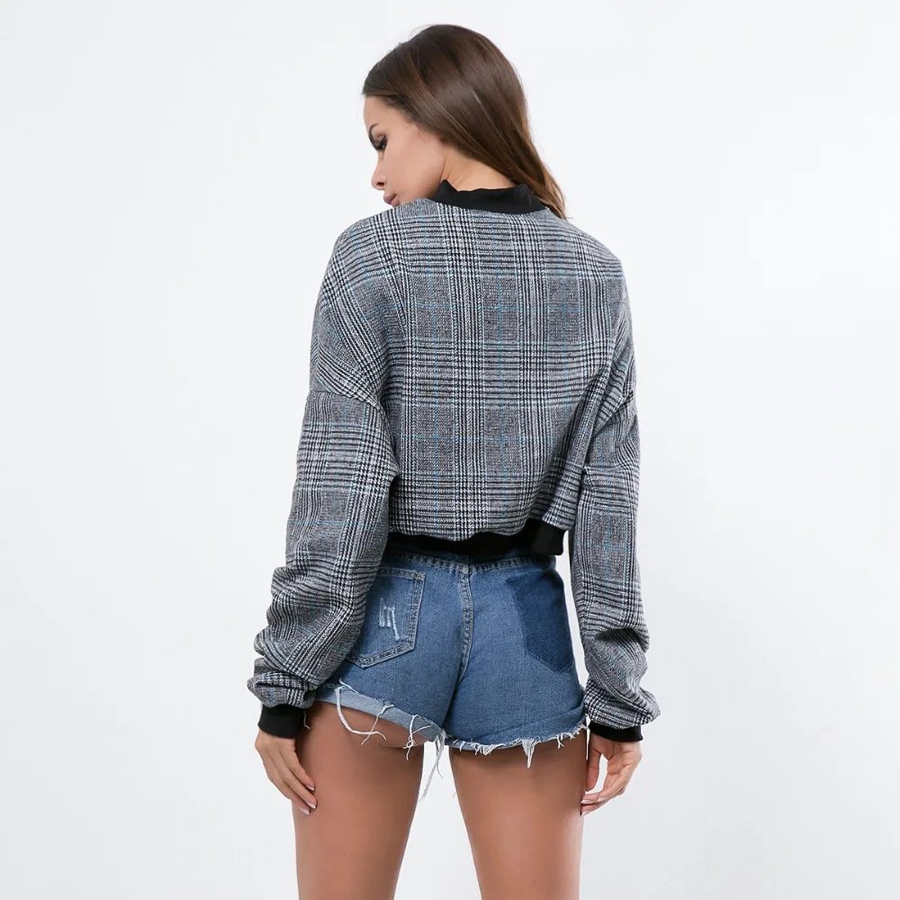 Укороченная Толстовка уличная женская одежда 2019 Новое поступление Весенняя