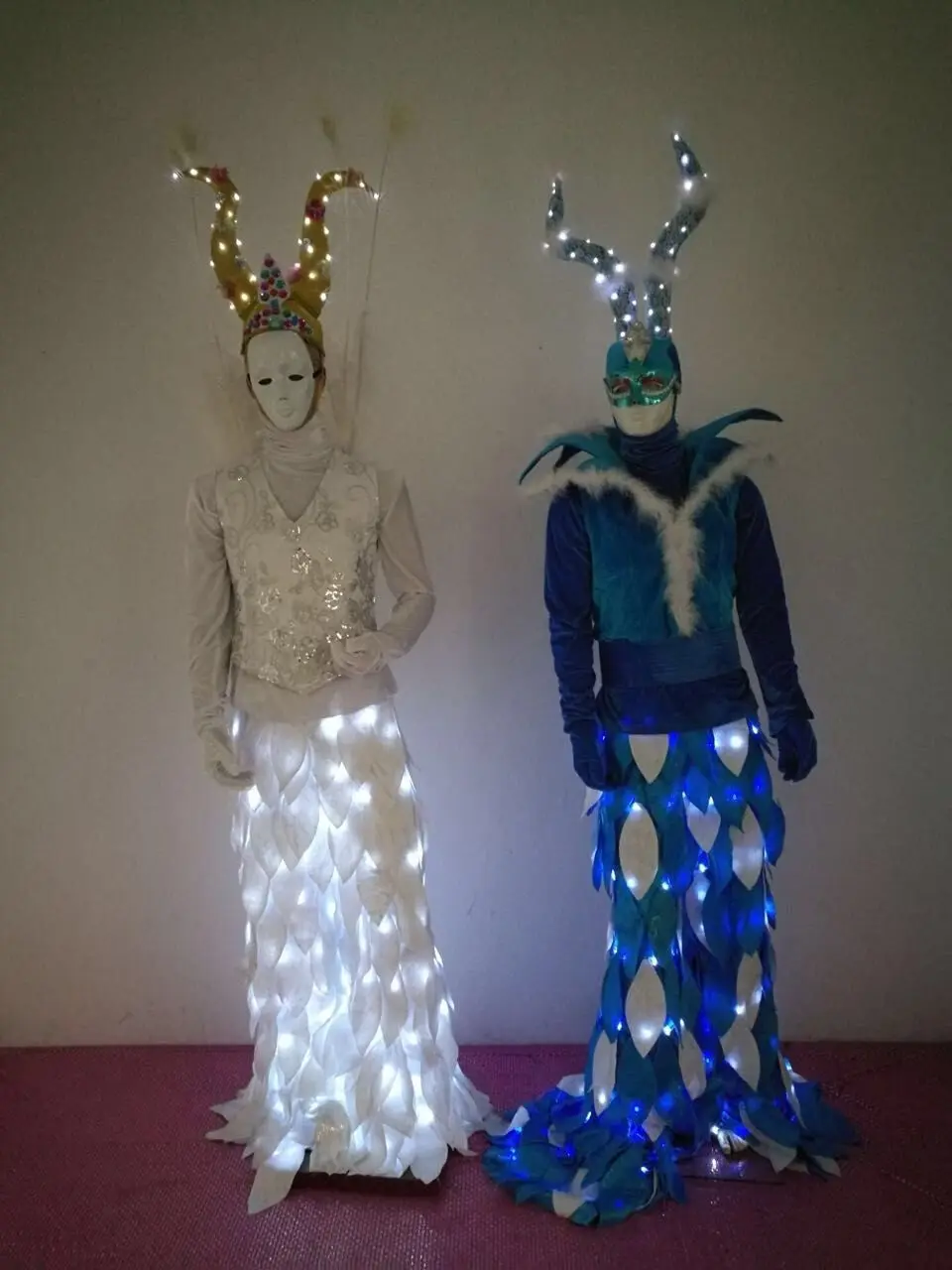 LED Stilts walker costumes Light Suits Robot | Тематическая одежда и униформа