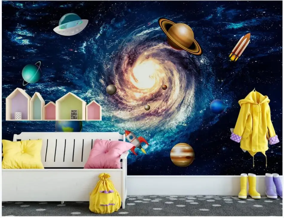 3d обои на заказ для фотографирования простой ручная роспись космос Вселенная