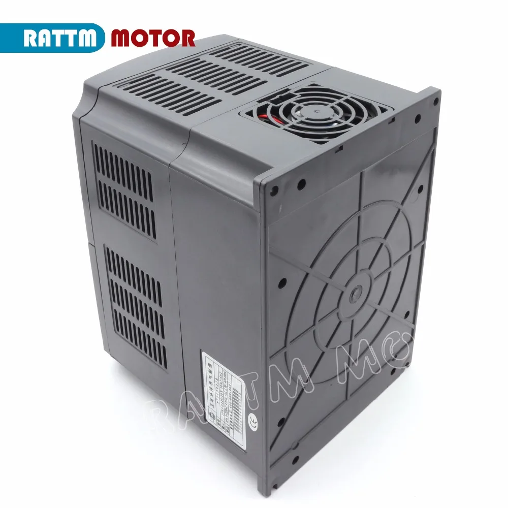 【DE бесплатно ват】 ЧПУ 4 кВт частотно-регулируемый привод VFD инвертор 4HP-18A VSD 220 В или 380 В контроль скорости вращения двигателя шпинделя для фрезерования с ЧПУ