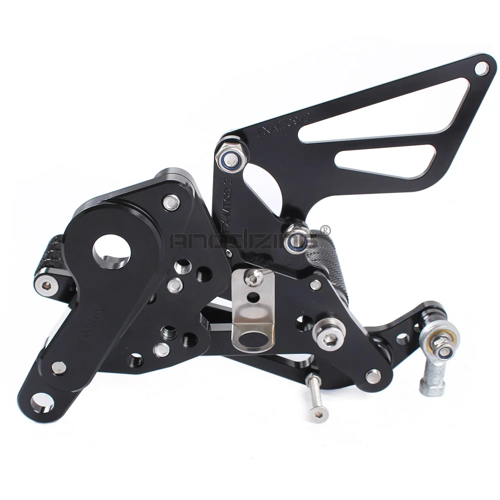 Полный CNC алюминиевый мотоцикл Регулируемый Rearsets задние наборы подножки для YAMAHA