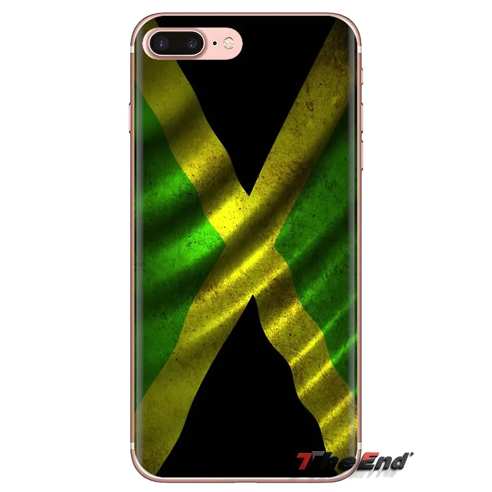 Soft Case Covers For Oneplus 3T 5T 6T Nokia 2 3 5 6 8 9 230 3310 2.1 3.1 5.1 7 Plus 2017 2018 Retro Jamaica National Flag Banner |