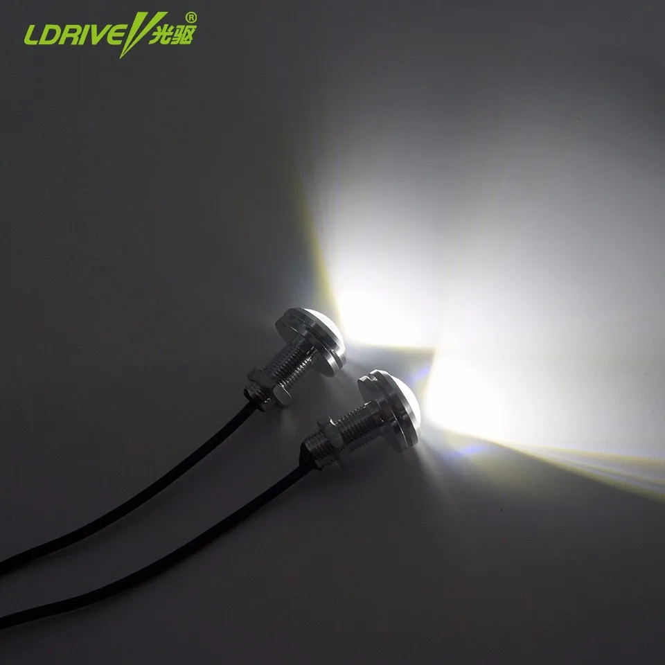2 шт./лот 12 Led фитили Высокая Яркость орлиный глаз акриловые линзы HD водонепроницаемый 8 цветов доступны дневные ходовые огни на автомобилях