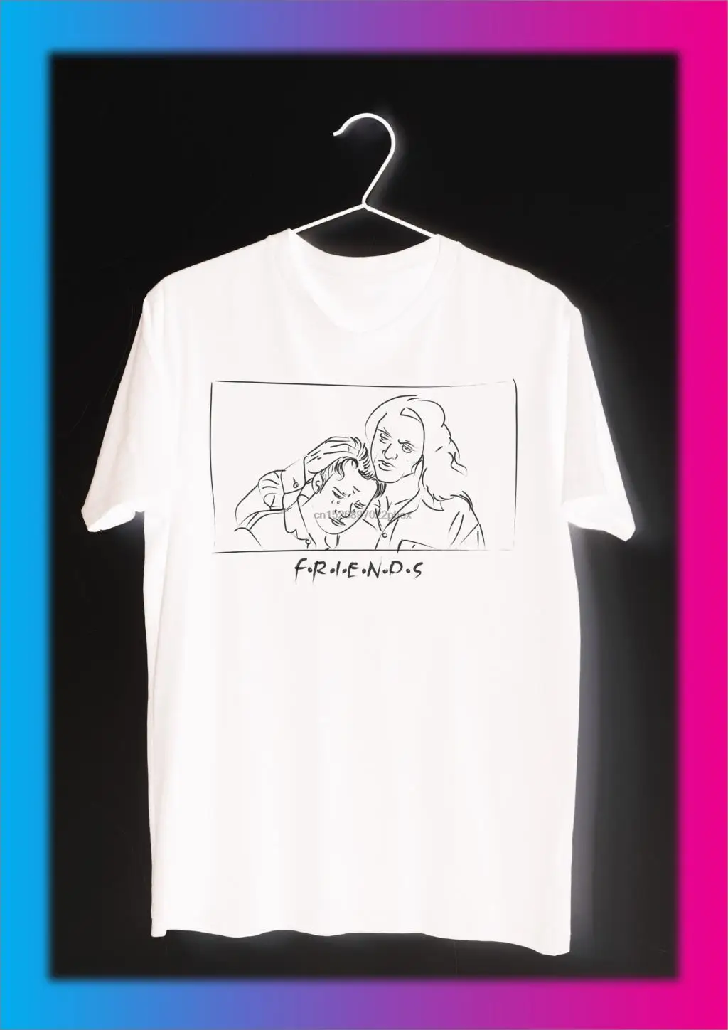 Рисованной номер футболка друзья Мужская | одежда
