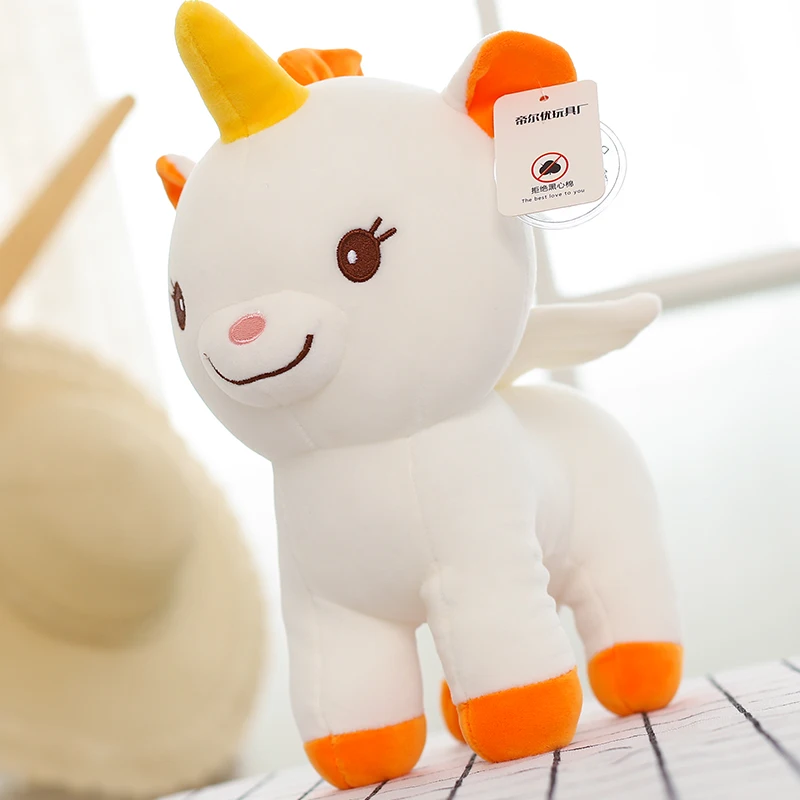 Easykoko 33/40/60cm Plush Stuffed Unicorn Toy High Quality Cartoon Gift For Children Animal Horse | Игрушки и хобби