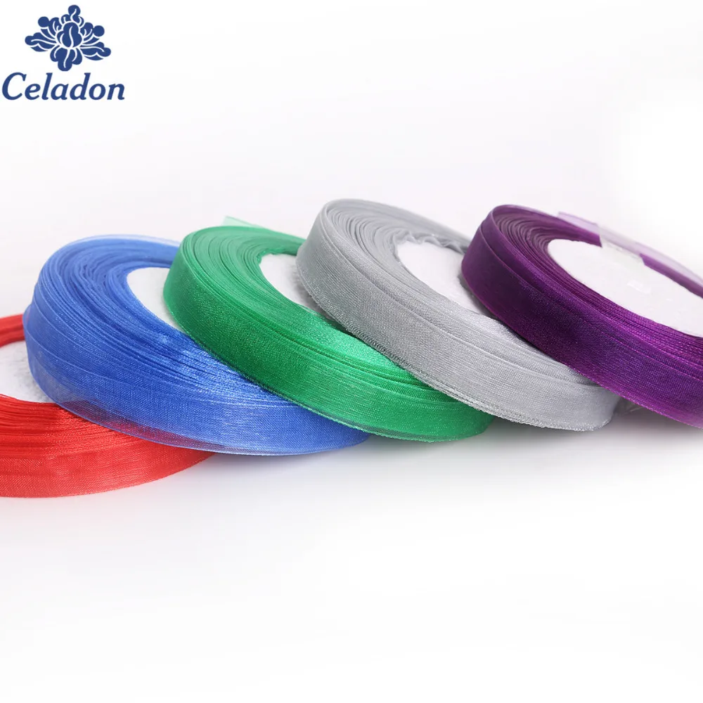 Лента Полиэстеровая для шитья 12 мм 50 ярдов|polyester ribbon|ribbon for sewingribbon ribbon |
