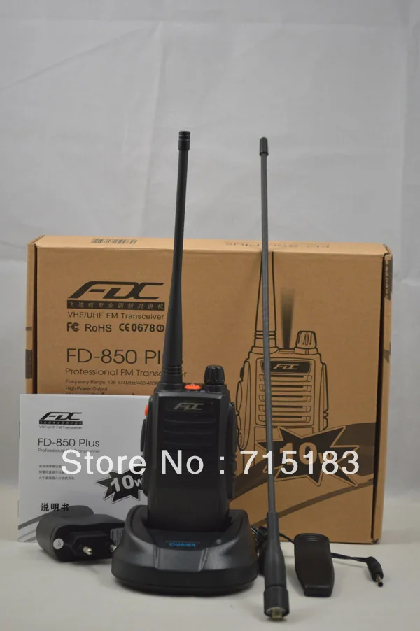 2013 Новое поступление FD 850 Plus 10 Вт UHF 400 470 МГц Профессиональный FM приемопередатчик