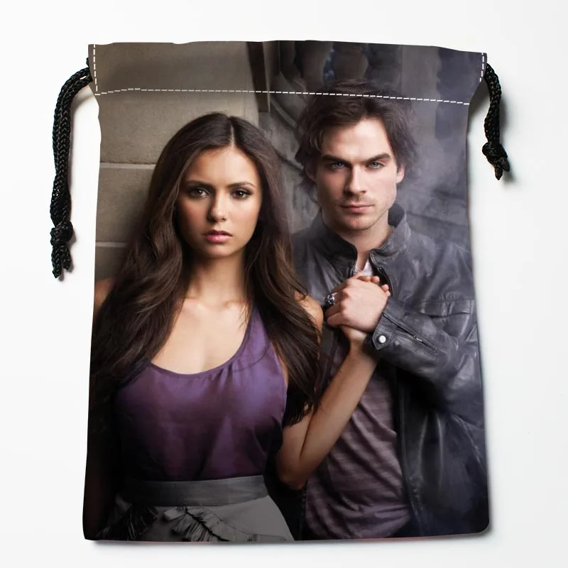 Лучшие Дневники вампира сумки на шнурке индивидуальные для хранения с принтом