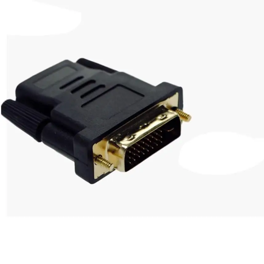 DVI D папа (24 + 1 pin) к HDMI гнезду (19 HD HDTV монитор дисплей адаптер O0411|display adapter|female to female