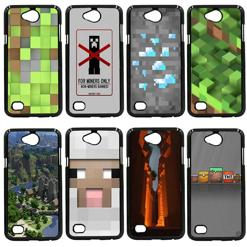 Чехлы для телефонов с крипером Minecraft LG L Prime G2 G4 G5 G6 G7 K4 K8 K10 V20 V30 2017 Nexus 5 6 5X Pixel Shell