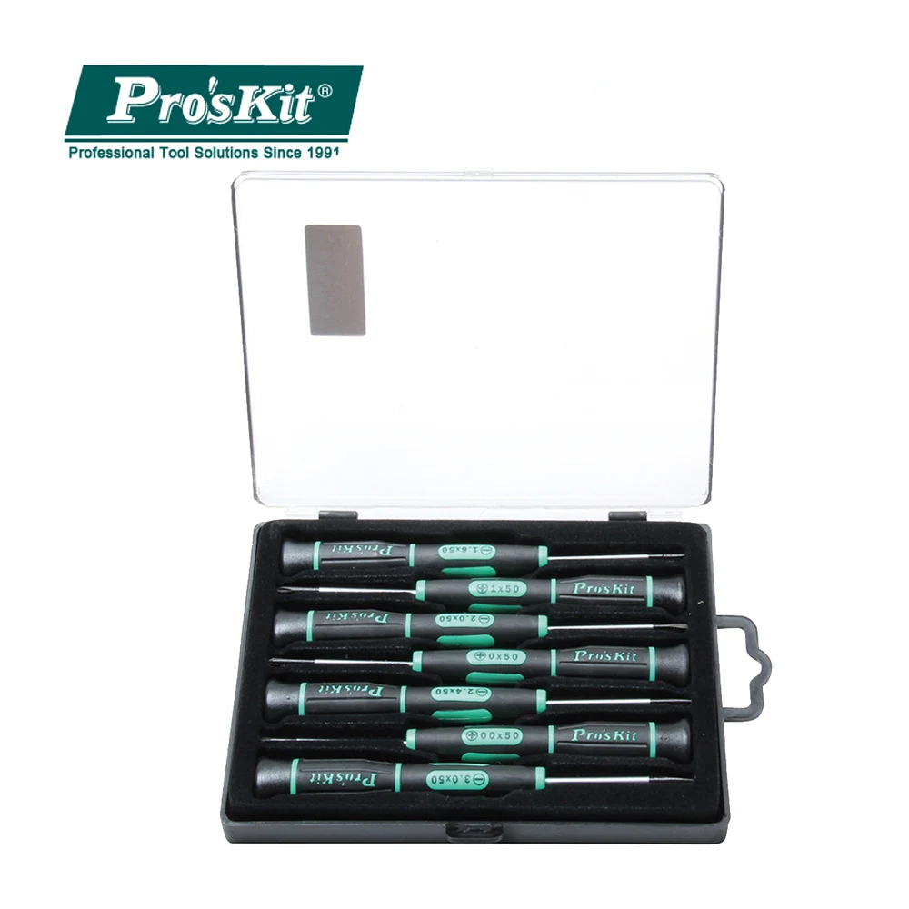 100% оригинальный Pro'sKit SD 081A 7 шт. набор прецизионных отверток для ремонта