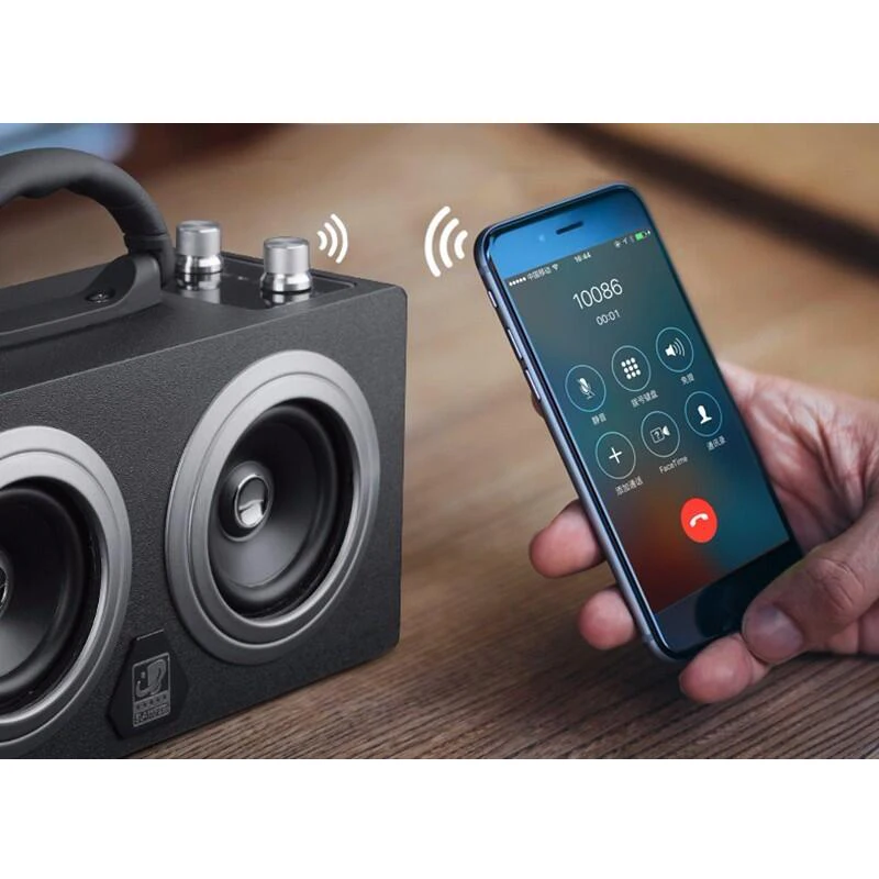 Bluetooth динамик уличный беспроводной стереозвук с басами Hi Fi громкий 20 Вт мощный