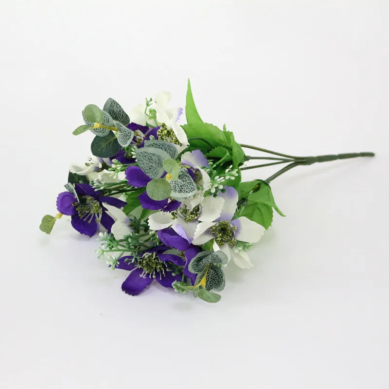 Цветок из искусственного шелка искусственная хризанза маленькая Маргаритка для