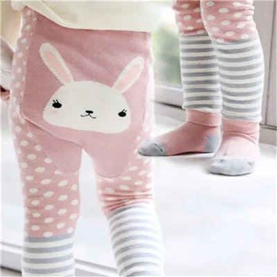 1115 Pink rabbit Колготки; колготки для маленьких девочек; колготки для малышей; хлопковые чулки для малышей; теплые колготки для новорожденных; рождественские трусики; чулки для маленьких девочек - Цвет: 1115 Pink rabbit