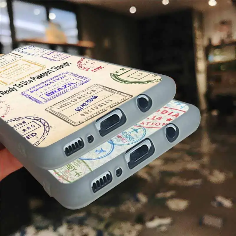 Мягкий чехол для Samsung Galaxy S21 S20 S11 S10 S9 S8 Plus Обложка S7 Edge S10e ультраретро почтовая