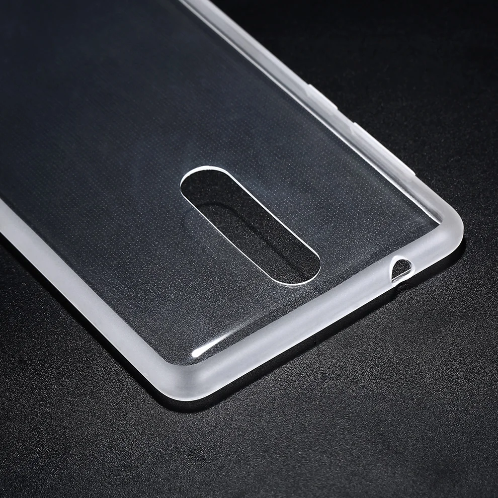 Ультратонкий Мягкий ТПУ чехол для Nokia 8 защитный на заднюю крышку Nokia8 прозрачный с