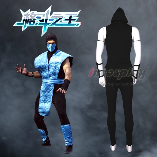 Игра Король бойцов голубая боевая униформа/костюм для косплея любого размера