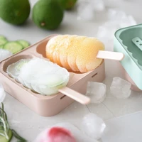 silicone ice cube maker ice cream mold tray popsicle molds tools diy pops box mould candy bar freezer kichen fridge accessories
