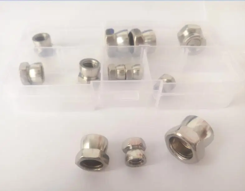 12 шт. шестигранные скрученные гайки из нержавеющей стали|Гайки| |