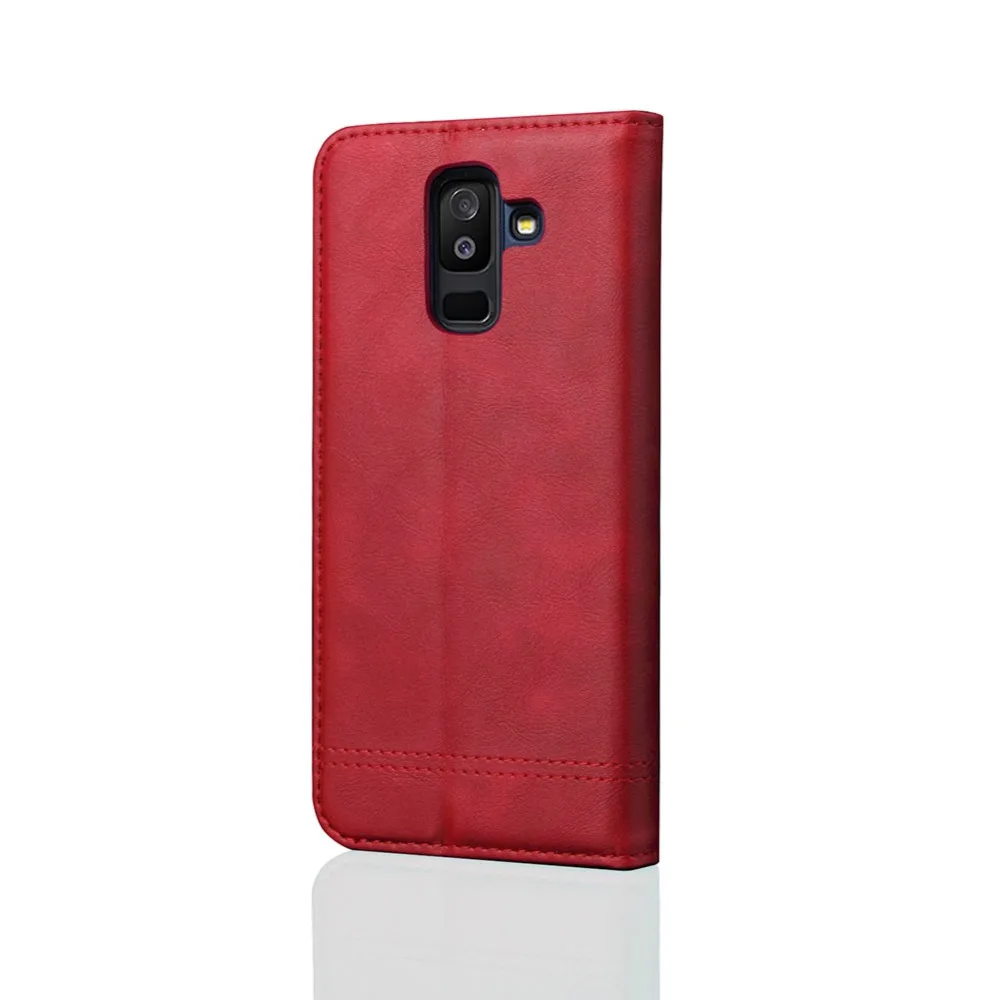 YeeSite для Samsung Galaxy A6 Plus 2018 A8 чехол с откидной крышкой из искусственной кожи