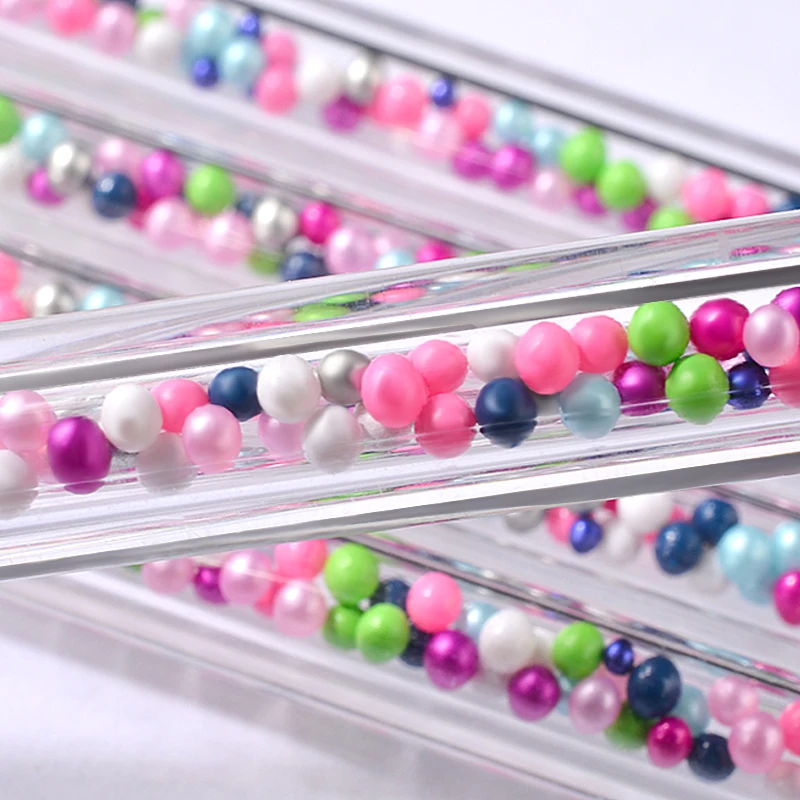 5 шт./компл. двусторонняя ручка для полировки наполнение цветными бусинами