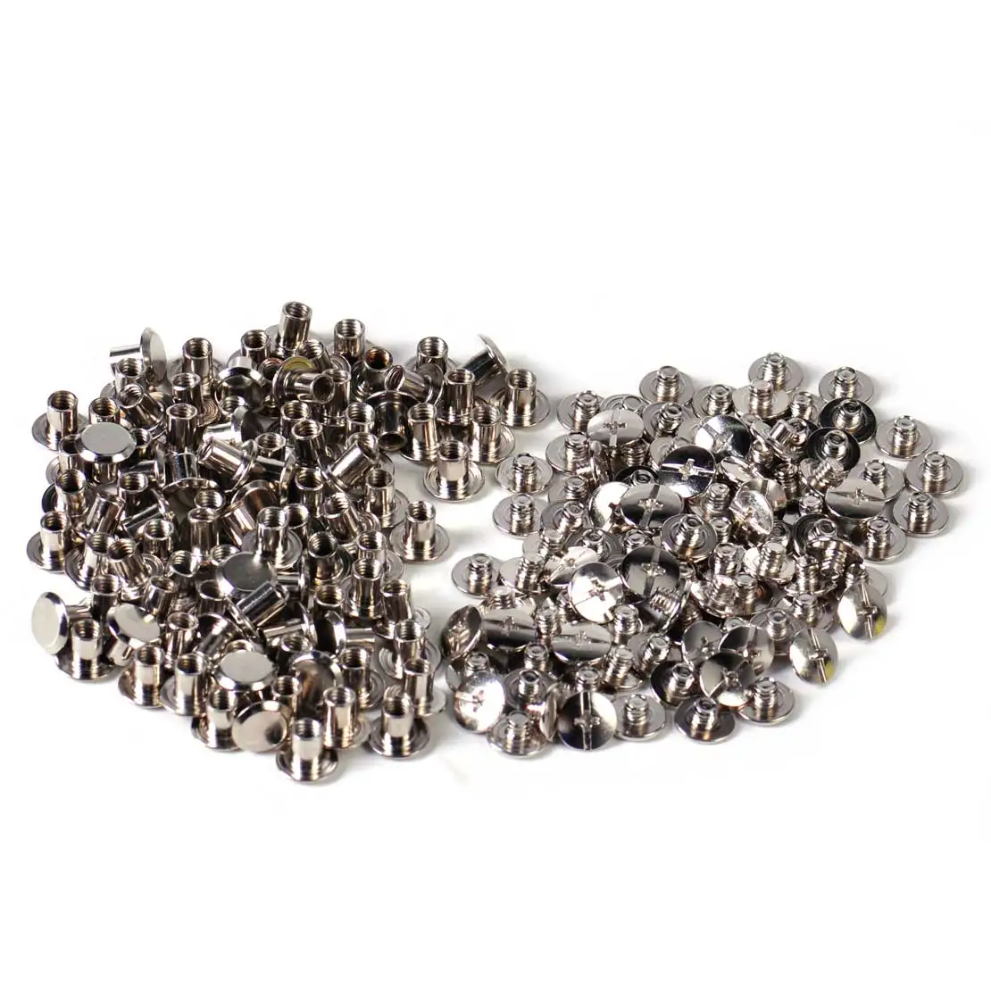LETAOSK High Quality 100x Solid Binding Screw Stud Button Nail Rivets Leather Craft Belt Photo Album Bag Wallet