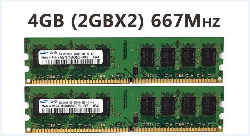 Двухканальная память DDR2 DDR3 для настольных ПК 2 ГБ 4 8 PC3 PC2 1333 МГц 1600 667 800 Гб RAM 2g