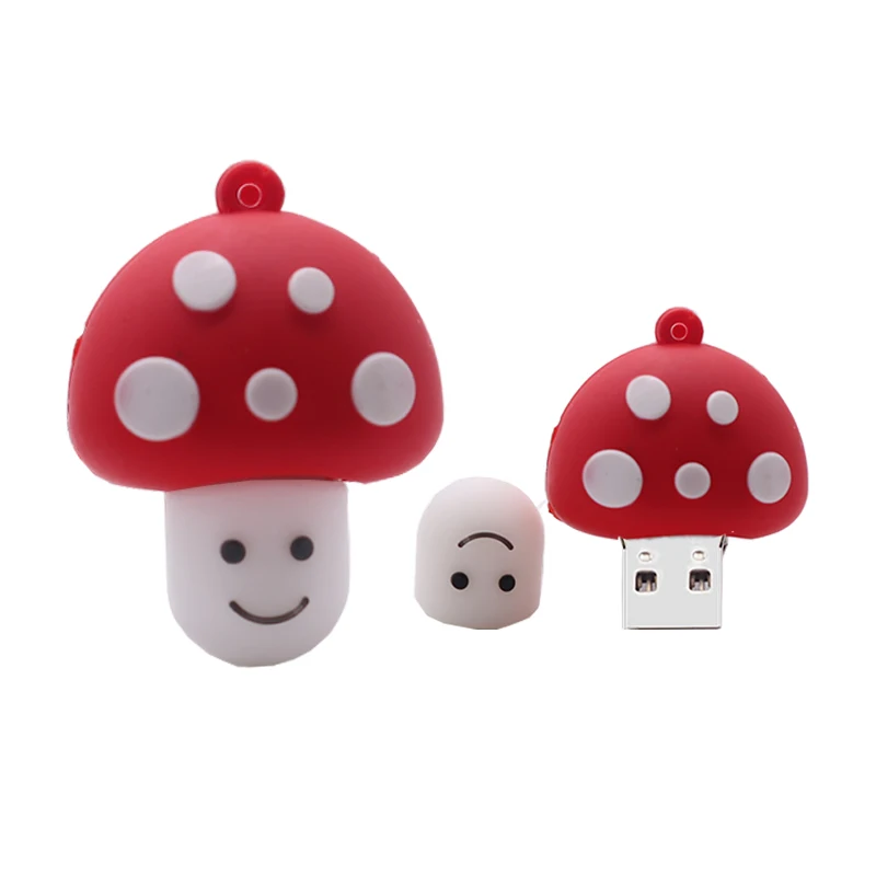 USB flash drive cartoon mushroom pendrive real capacity usb 4GB 8GB 16GB 32GB 64GB memoria stick cle usb2.0 | Компьютеры и офис