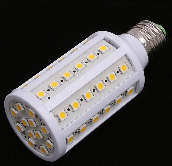 12 Вт E27 E14 светодиодный лампы 5050 SMD 60 светодиодный энергосберегающие лампы лампада светодиодный кукурузный светильник Точечный светильник AC220V 110 в холодный белый/теплый белый
