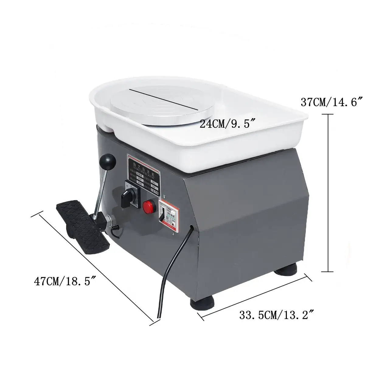 110 V/220 V Керамический формируя машину 250 W/350 W электрический гончарный круг DIY Пластилин инструмент с лотками для Керамика обучающая машина