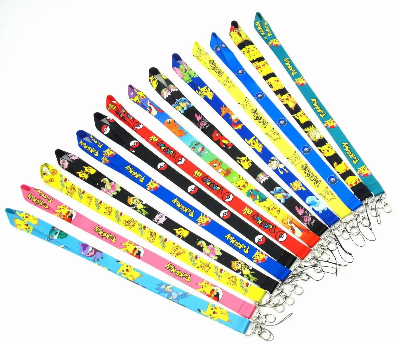 Poke Pocket Monster Lanyard косплей мультфильм милый шейный ремень для удостоверения личности Держатели значков унисекс аксессуары