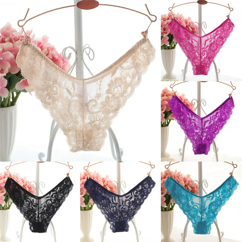 Женские сексуальные трусы кружевное нижнее белье женское прозрачные трусики