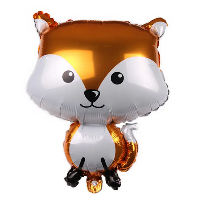 HDBFH новые животные Енот лиса Ежик алюминиевый шар мультфильм животное