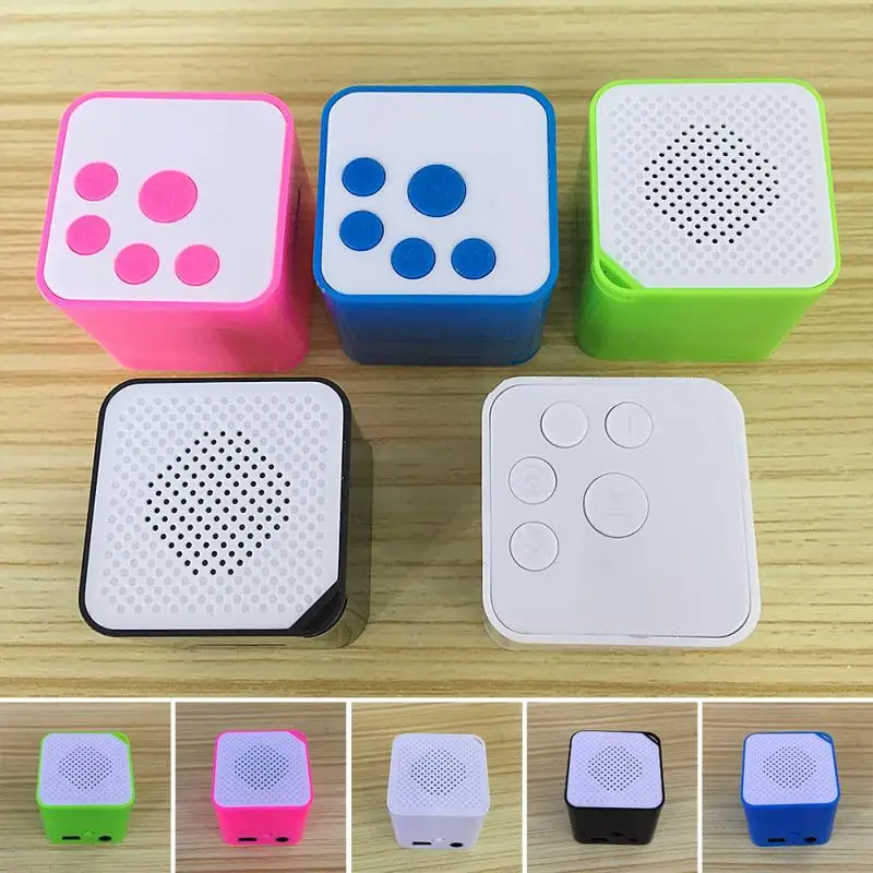 Новая мода портативный мини MP3 музыкальный плеер Поддержка 16G SD TF карта динамик MP3 музыкальный плеер встроенный динамик
