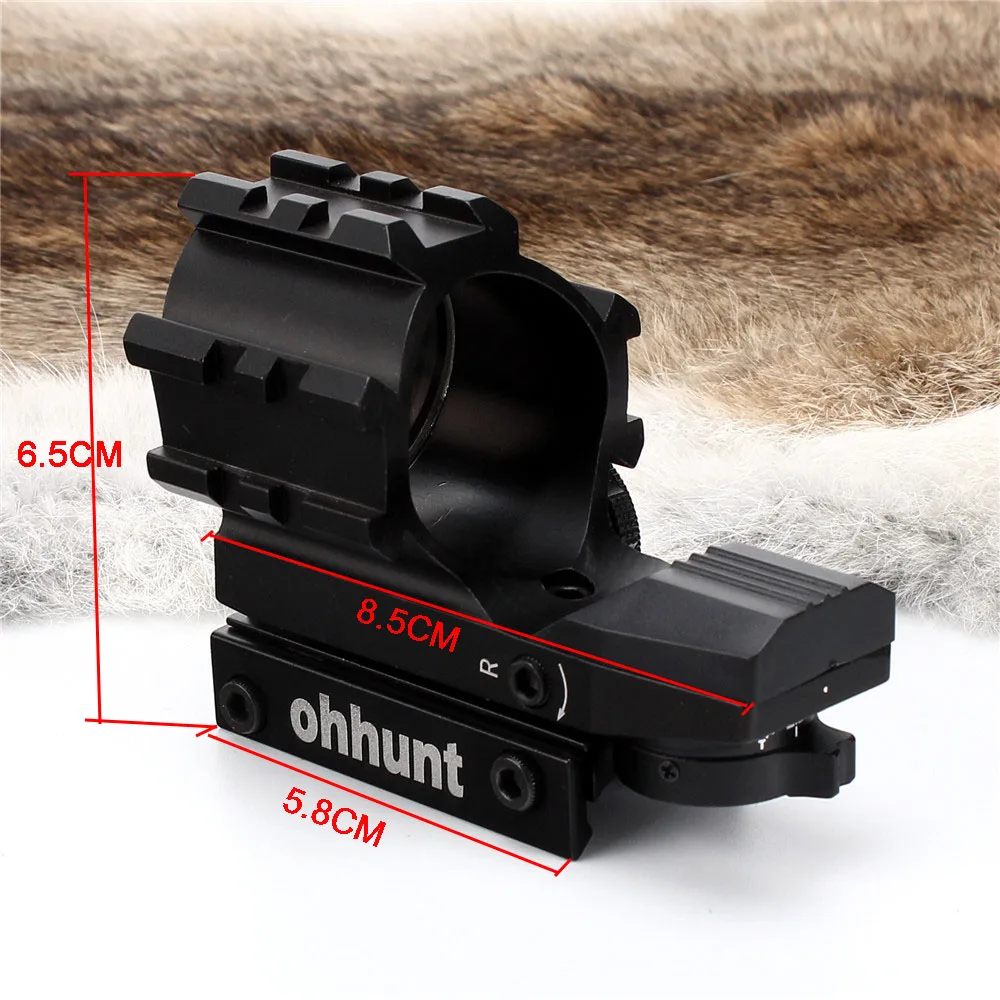 Ohhunt тактический мини красный точечный прицел HD112 красный зеленый точечный 4 прицела рефлекторные прицелы для охотничьей оптики прицел