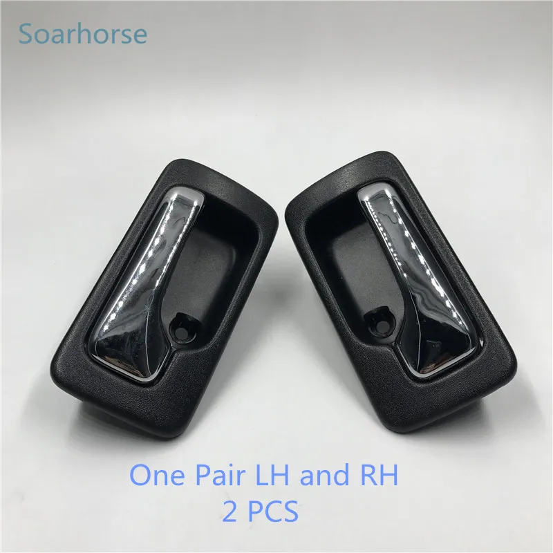 Soarhorse хромированные внутренние дверные ручки для honda accord 1990 1991 1992 1993 - Цвет: Серебристый