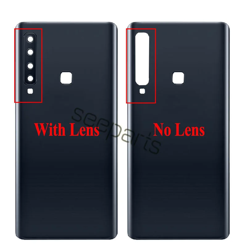 For SAMSUNG Galaxy A9 A920 Back Battery Glass Cover A9S Rear Door Housing Case Replacement For SAMSUNG A9S Battery Cover