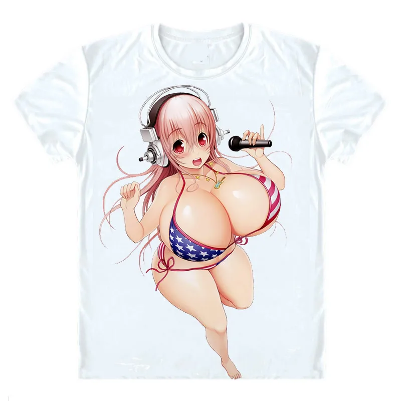 Style 3 Футболки SoniAni Super Sonico, футболки с коротким рукавом, Аниме Манга, Supa Soniko SoniComi, Sonico SoniKoma, сексуальное бикини для костюмированной вечеринки - Цвет: Style 3