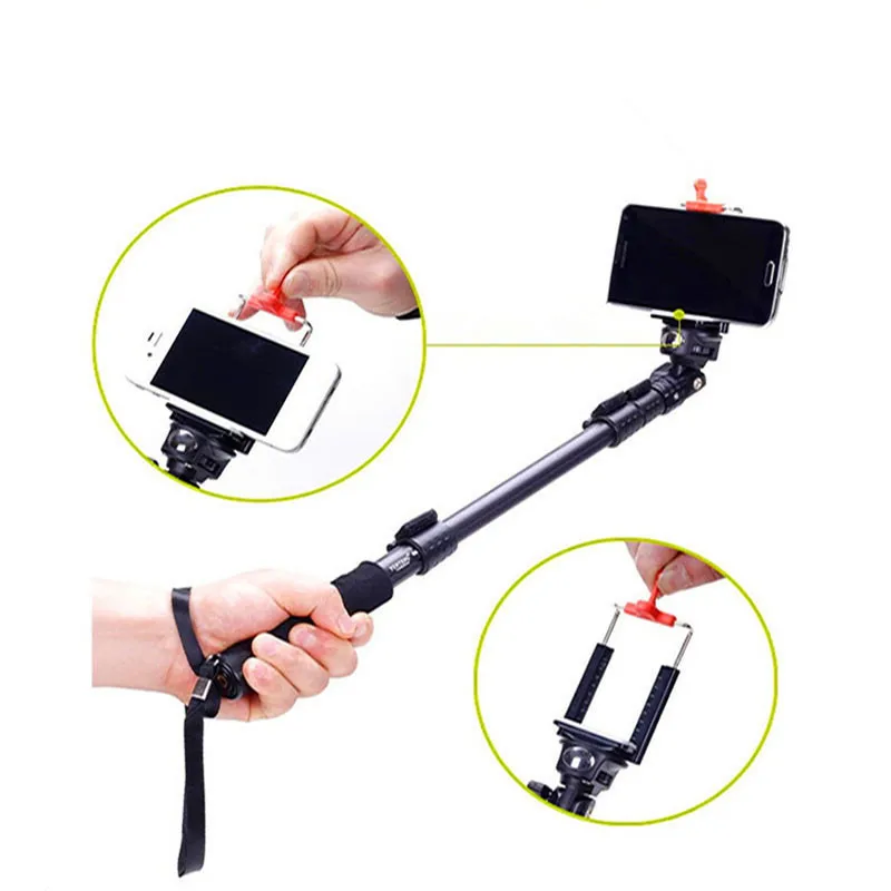 Селфи палка VILTROX Yunteng 088 монопод для Gopro Hero4/3 SJCAM SJ7000 SJ6000 Canon Nikon DSLR цифровая камера|for