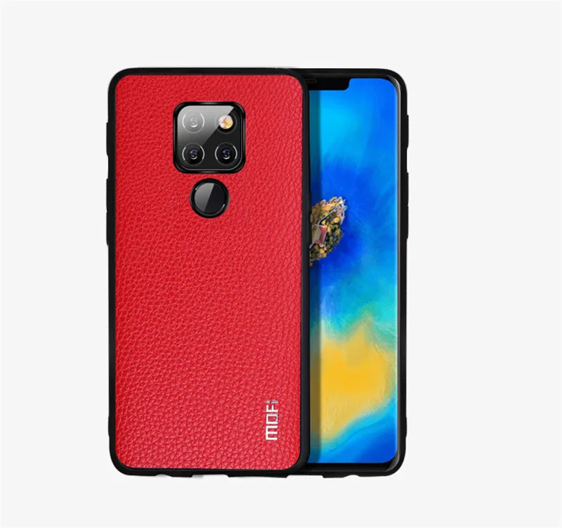 Для huawei mate 20 Pro чехол Mofi для huawei mate 20 чехол-накладка mate 20 HMA-Al00 mate 20Pro LYA-Al00 Обложка на заднюю панель из искусственной кожи черный