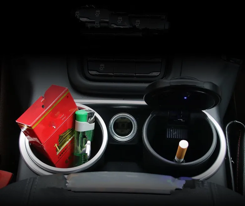 Лидер продаж 2017 светодиодная портативная пепельница для автомобиля грузовика