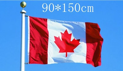 

Canada Flag Nation 3ft x 5ft Polyester Banner Flying150* 90cm Custom flag All over the world Worldwide outdoor