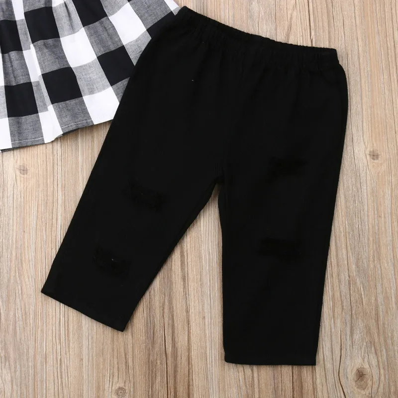 Модный детский нагрудник из 2 предметов для малышей топы девочек жилет длинные