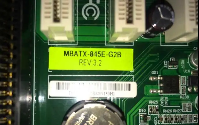100% OK оригинальный IPC плата MBATX-845E-G2B 845 REV 3 2 Промышленная материнская с 4 * PCI
