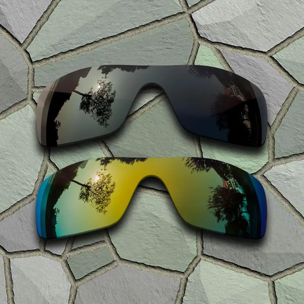 Black-Yellow Golden Солнцезащитные очки поляризованные Сменные линзы для Oakley Antix-variets - Цвет линз: Black-Yellow Golden
