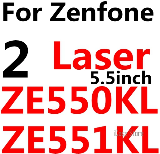 С уровнем твердости 9H 0,26 мм закаленное Стекло для Asus Zenfone 2 Laser Ze500KL Ze550KL 5 GO ZC451TG Zenfone 3 Max Zc520TL ZB452KG ZC553KL ZB500KL чехол пленка - Цвет: ZE550KL